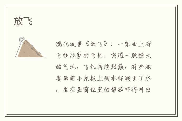 放飞
