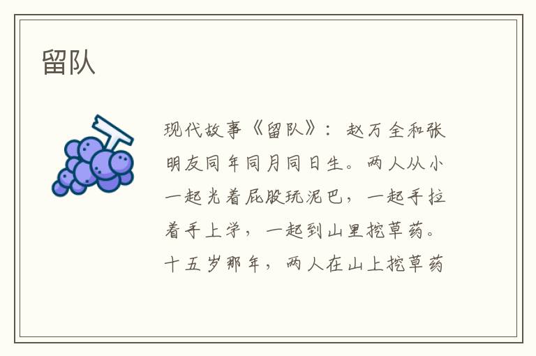留队
