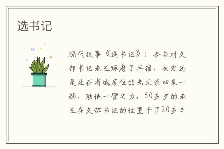 选书记