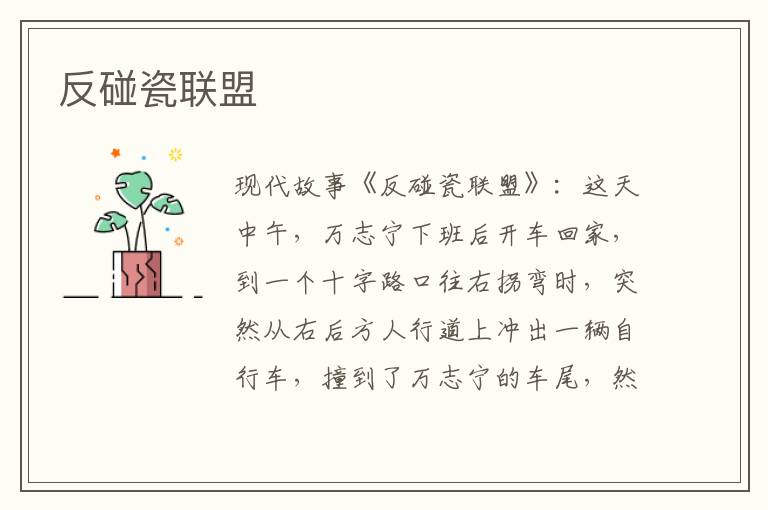 反碰瓷联盟