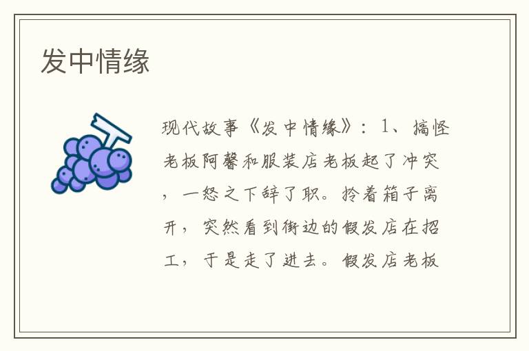 发中情缘